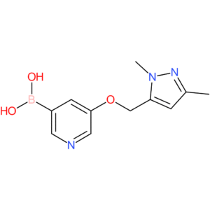 (5-[(1,3-dimethyl-1h-pyrazol-5-yl)methoxy]pyridin-3-yl)boronic acid