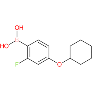 [4-(cyclohexyloxy)-2-fluorophenyl]boronic acid
