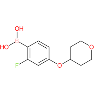 [2-fluoro-4-(oxan-4-yloxy)phenyl]boronic acid