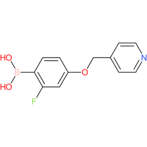 b-[2-fluoro-4-(4-pyridinylmethoxy)phenyl]-boronic acid