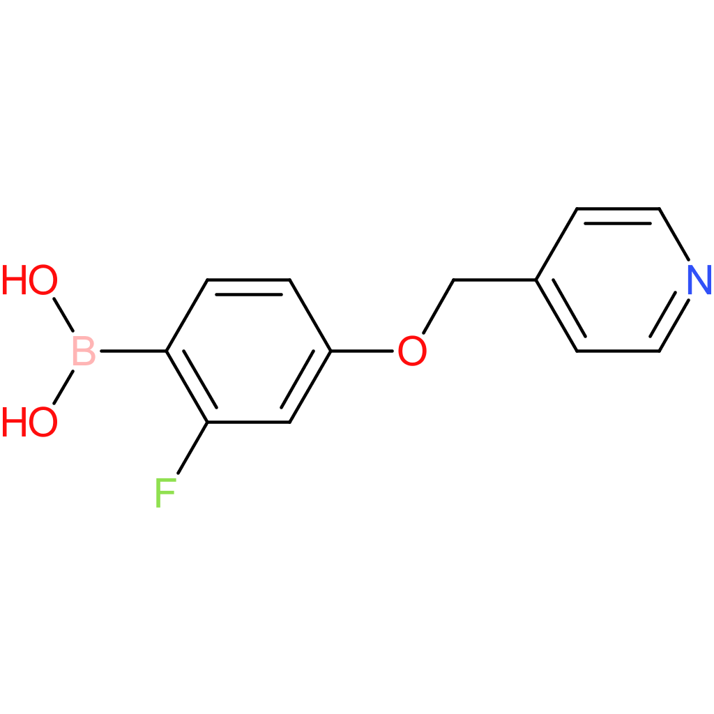 b-[2-fluoro-4-(4-pyridinylmethoxy)phenyl]-boronic acid