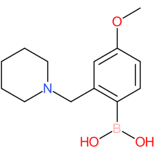 [4-methoxy-2-(piperidin-1-ylmethyl)phenyl]boronic acid