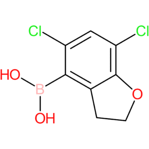 (5,7-dichloro-2,3-dihydro-1-benzofuran-4-yl)boronic acid