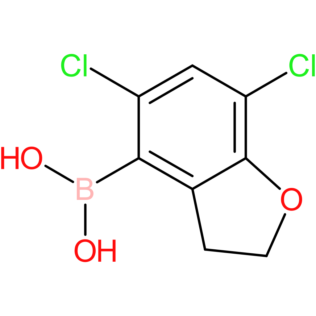 (5,7-dichloro-2,3-dihydro-1-benzofuran-4-yl)boronic acid