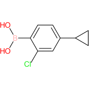 (2-chloro-4-cyclopropylphenyl)boronic acid