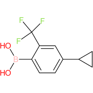2-trifluoromethyl-4-cyclopropylphenylboronic acid