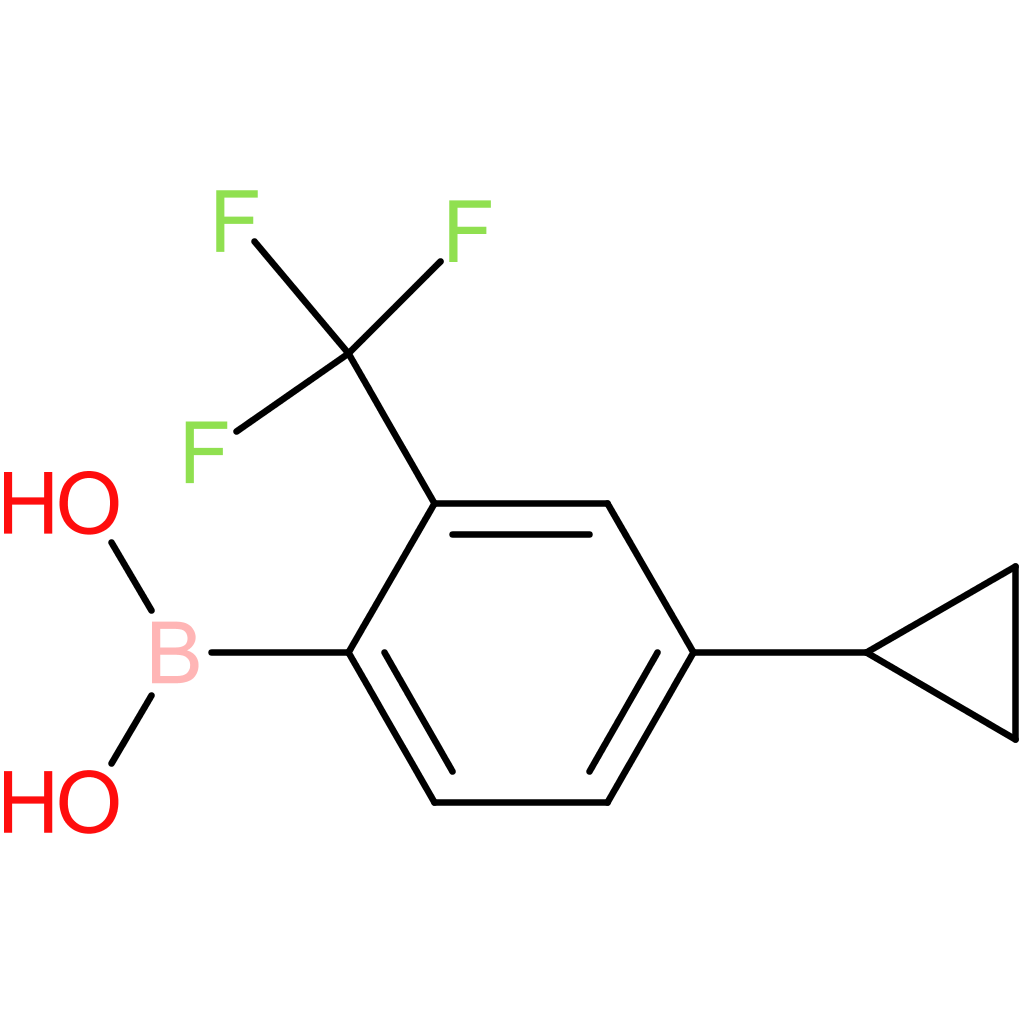 2-trifluoromethyl-4-cyclopropylphenylboronic acid