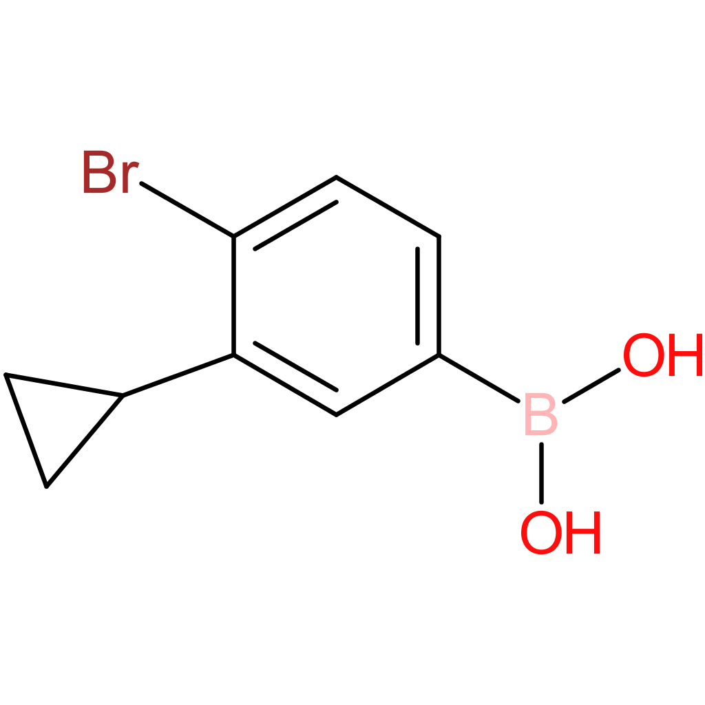 4-bromo-3-cyclopropylphenylboronic acid