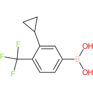 4-trifluoromethyl-3-cyclopropylphenylboronic acid
