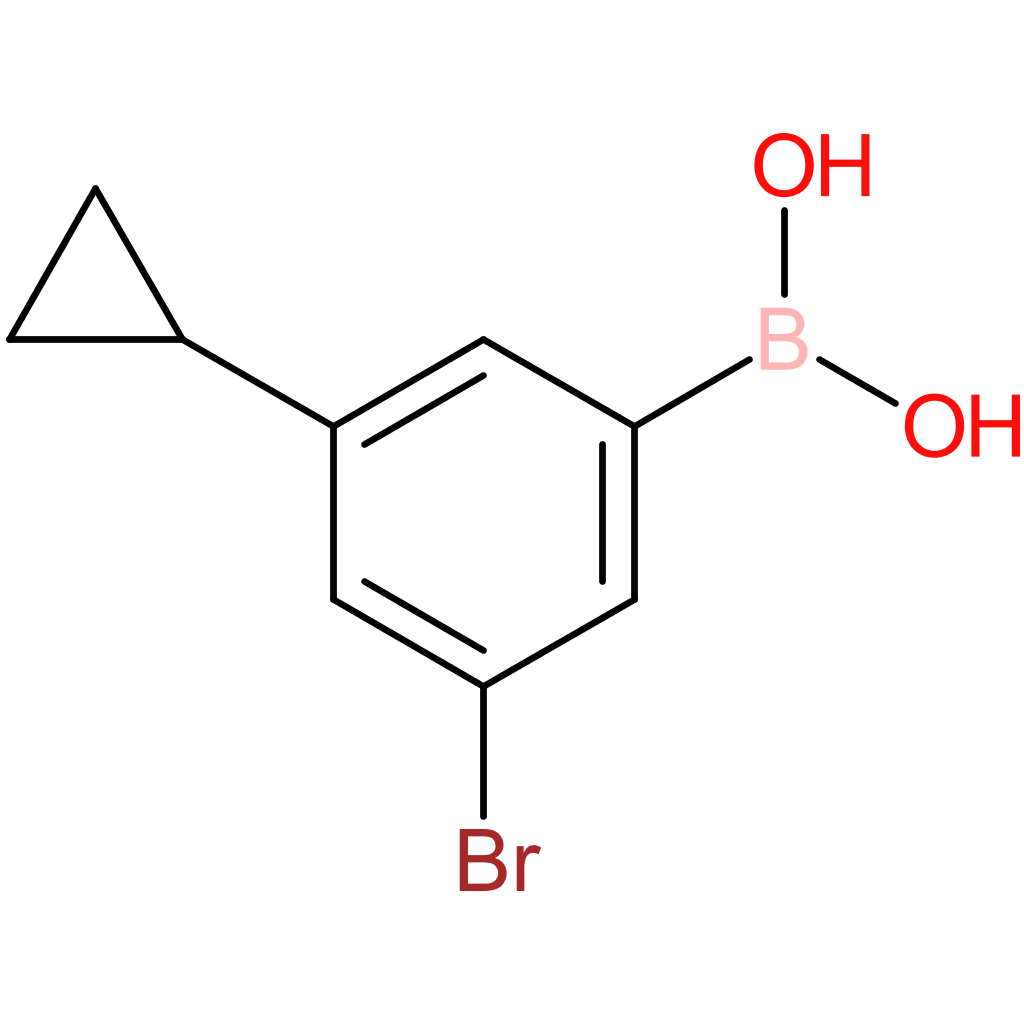 5-bromo-3-cyclopropylphenylboronic acid