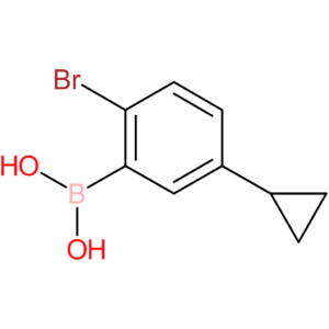 6-bromo-3-cyclopropylphenylboronic acid