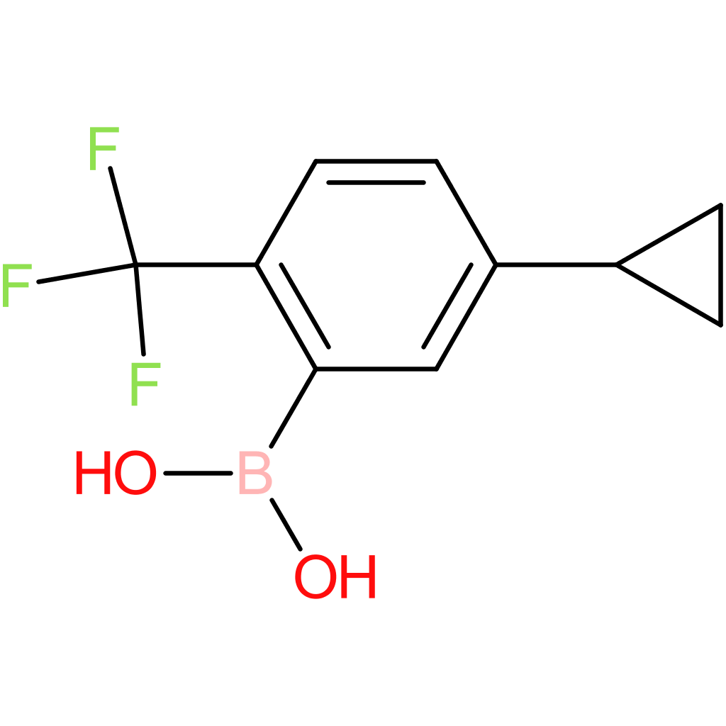 6-trifluoromethyl-3-cyclopropylphenylboronic acid