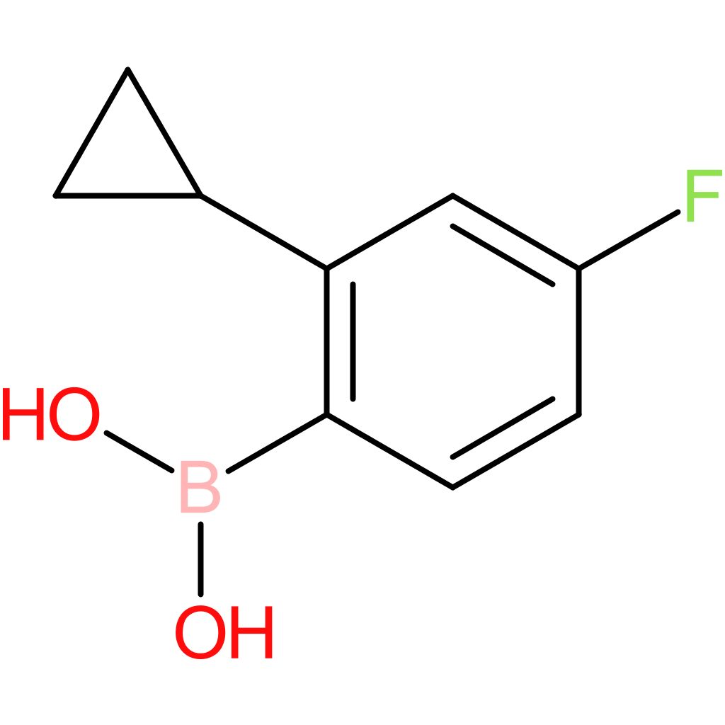 4-fluoro-6-cyclopropylphenylboronic acid