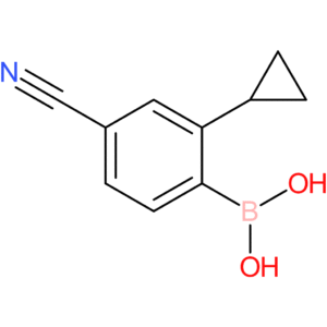 4-cyano-6-cyclopropylphenylboronic acid