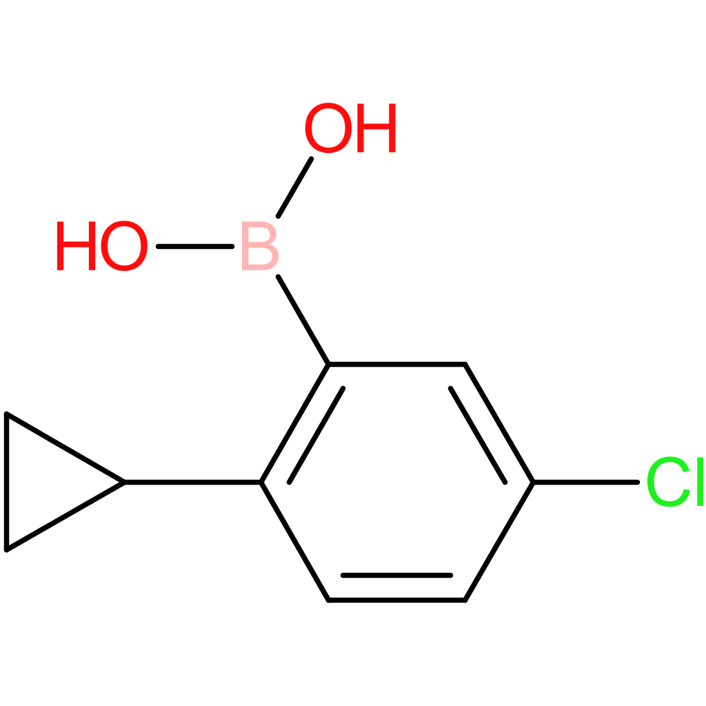 3-chloro-6-cyclopropylphenylboronic acid