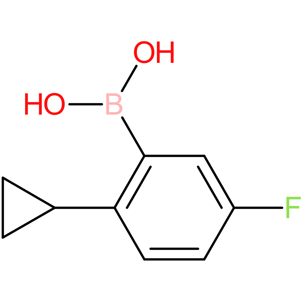 3-fluoro-6-cyclopropylphenylboronic acid