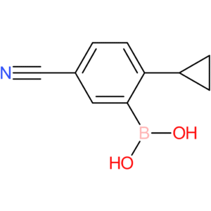 3-cyano-6-cyclopropylphenylboronic acid
