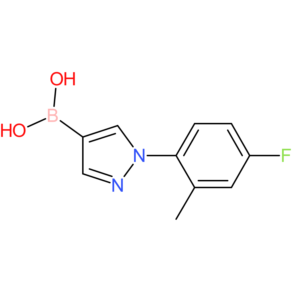 1-(2-methyl-4-fluorophenyl)-1h-pyrazolE-4-boronic acid