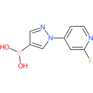 1-(2-fluopro-4-pyridyl)-1h-pyrazolE-4-boronic acid