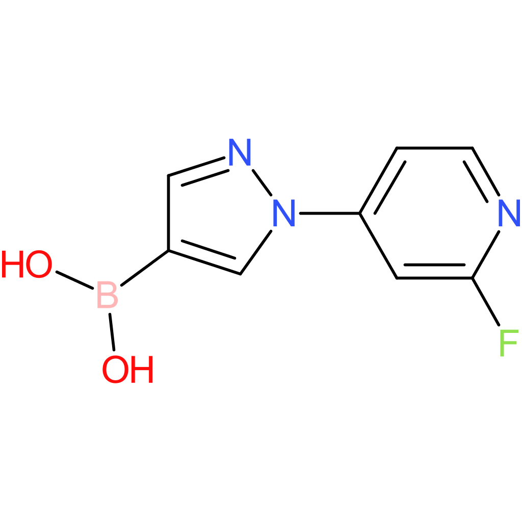1-(2-fluopro-4-pyridyl)-1h-pyrazolE-4-boronic acid