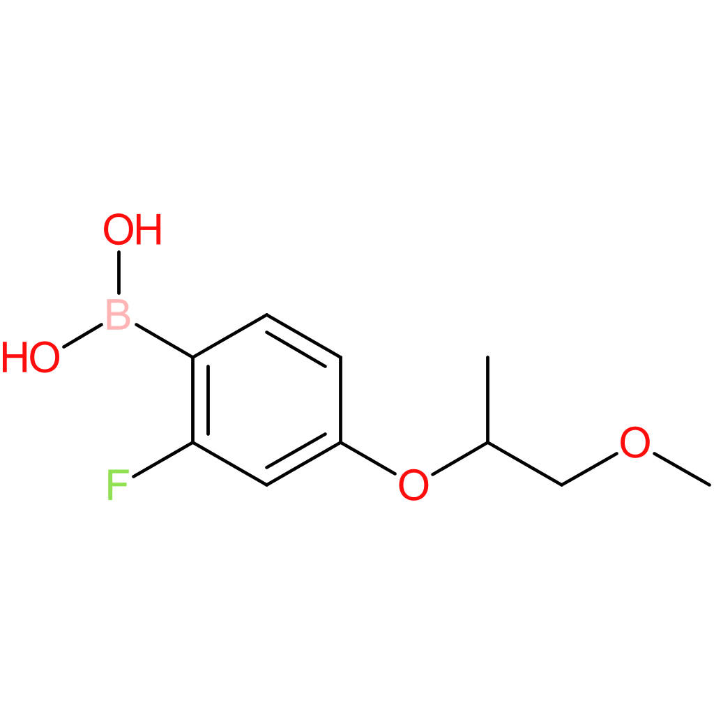 (2-fluoro-4-[(1-methoxypropan-2-yl)oxy]phenyl)boronic acid