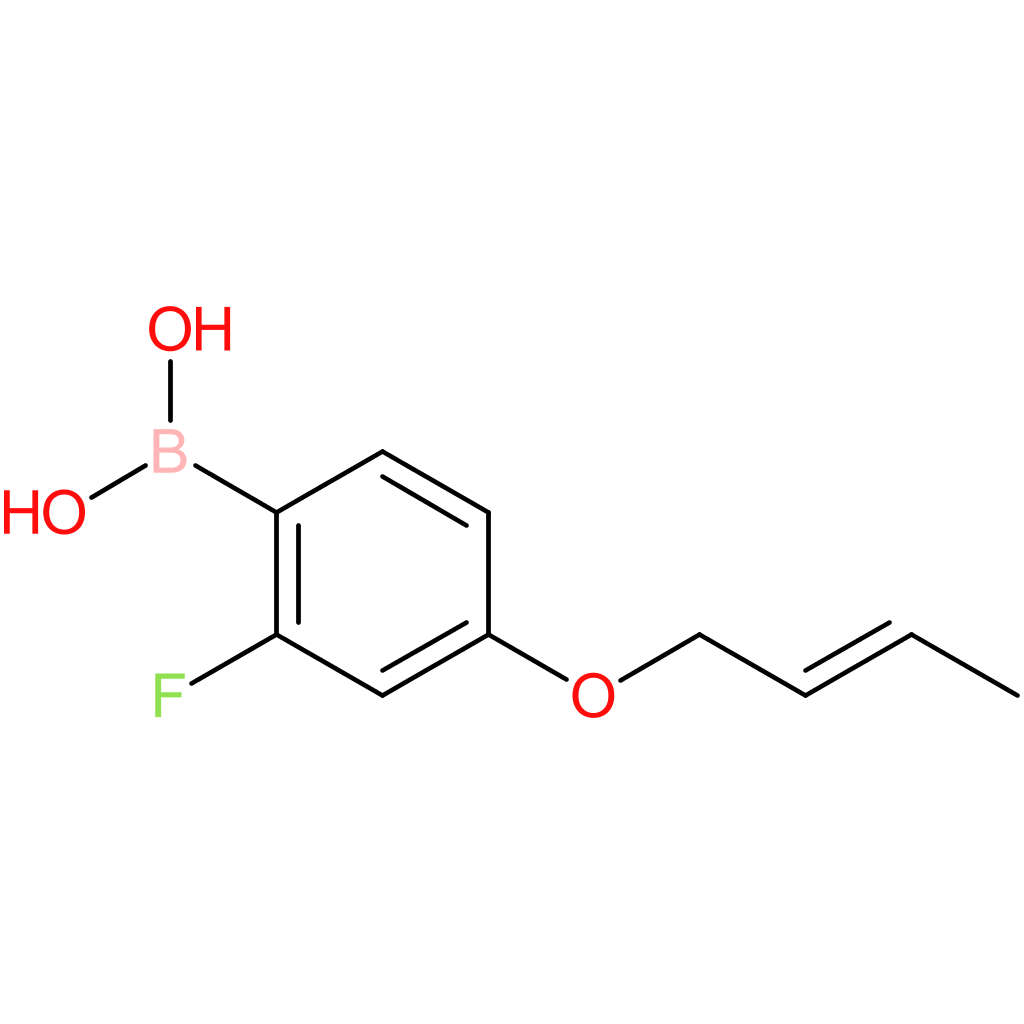 (E)-(4-(but-2-en-1-yloxy)-2-fluorophenyl)boronic acid