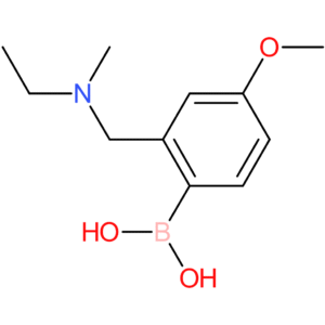 (2-([ethyl(methyl)amino]methyl)-4-methoxyphenyl)boronic acid
