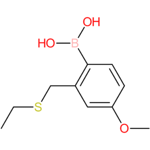 (2-[(ethylsulfanyl)methyl]-4-methoxyphenyl)boronic acid