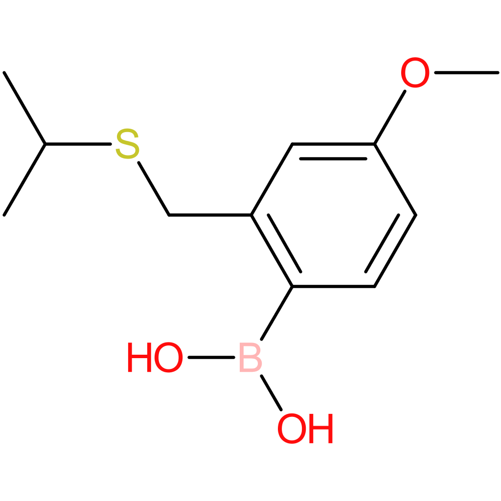 (4-methoxy-2-[(propan-2-ylsulfanyl)methyl]phenyl)boronic acid