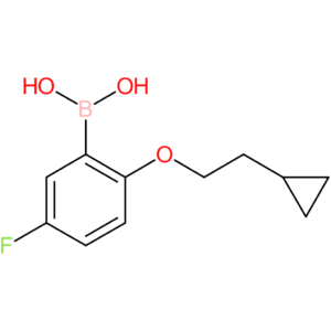 [2-(2-cyclopropylethoxy)-5-fluorophenyl]boronic acid