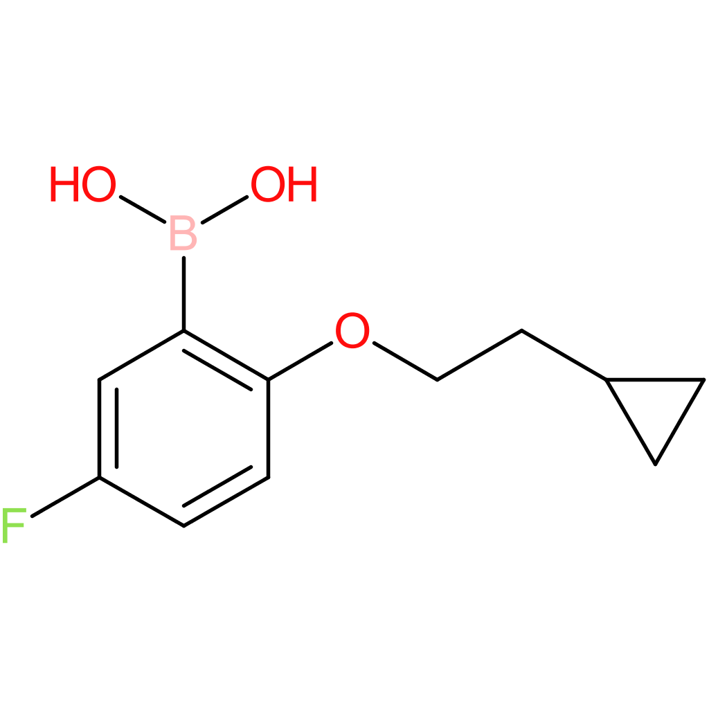 [2-(2-cyclopropylethoxy)-5-fluorophenyl]boronic acid