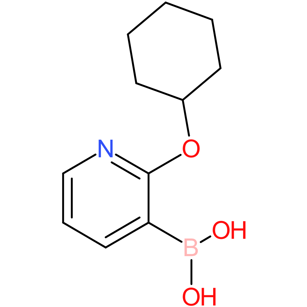 [2-(cyclohexyloxy)pyridin-3-yl]boronic acid