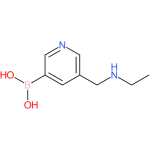5-((ethylamino)methyl)pyridin-3-ylboronic acid
