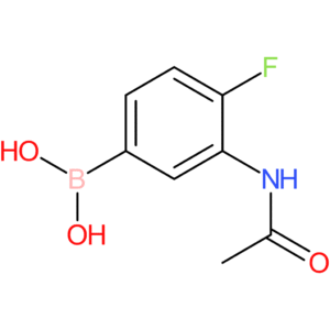 3-acetamido-4-fluorobenzeneboronic acid