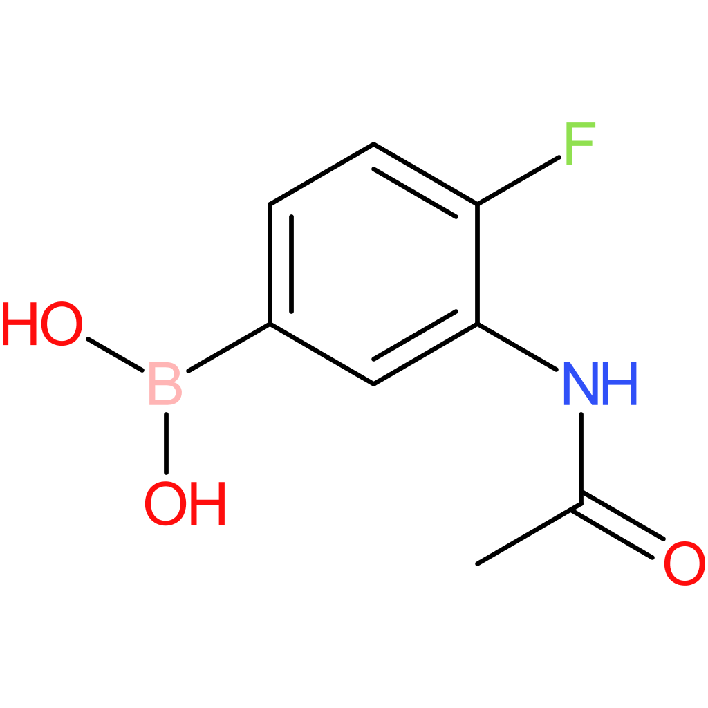 3-acetamido-4-fluorobenzeneboronic acid