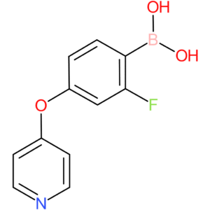 2-fluoro-4-(pyridin-4-yloxy)phenylboronic acid