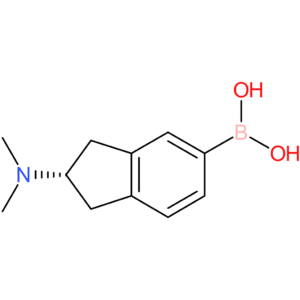 (s)-2-(dimethylamino)-2,3-dihydro-1h-inden-5-ylboronic acid