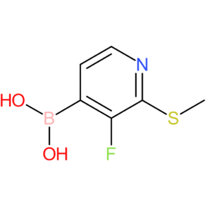 3-fluoro-2-(thiomethyl)pyridine-4-boronic acid