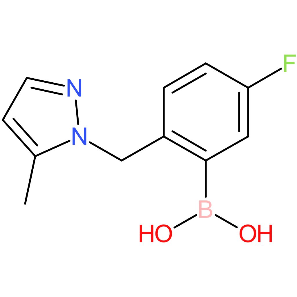 (5-fluoro-2-[(5-methyl-1h-pyrazol-1-yl)methyl]phenyl)boronic acid