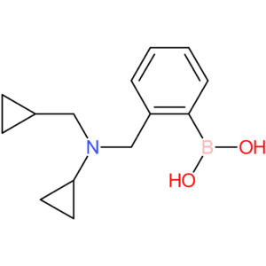 (2-([cyclopropyl(cyclopropylmethyl)amino]methyl)phenyl)boronic acid