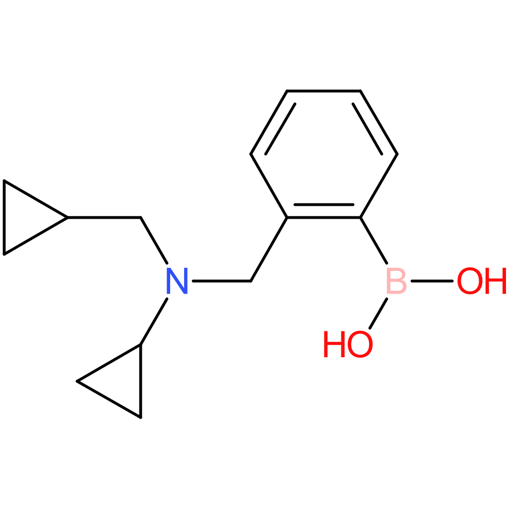 (2-([cyclopropyl(cyclopropylmethyl)amino]methyl)phenyl)boronic acid