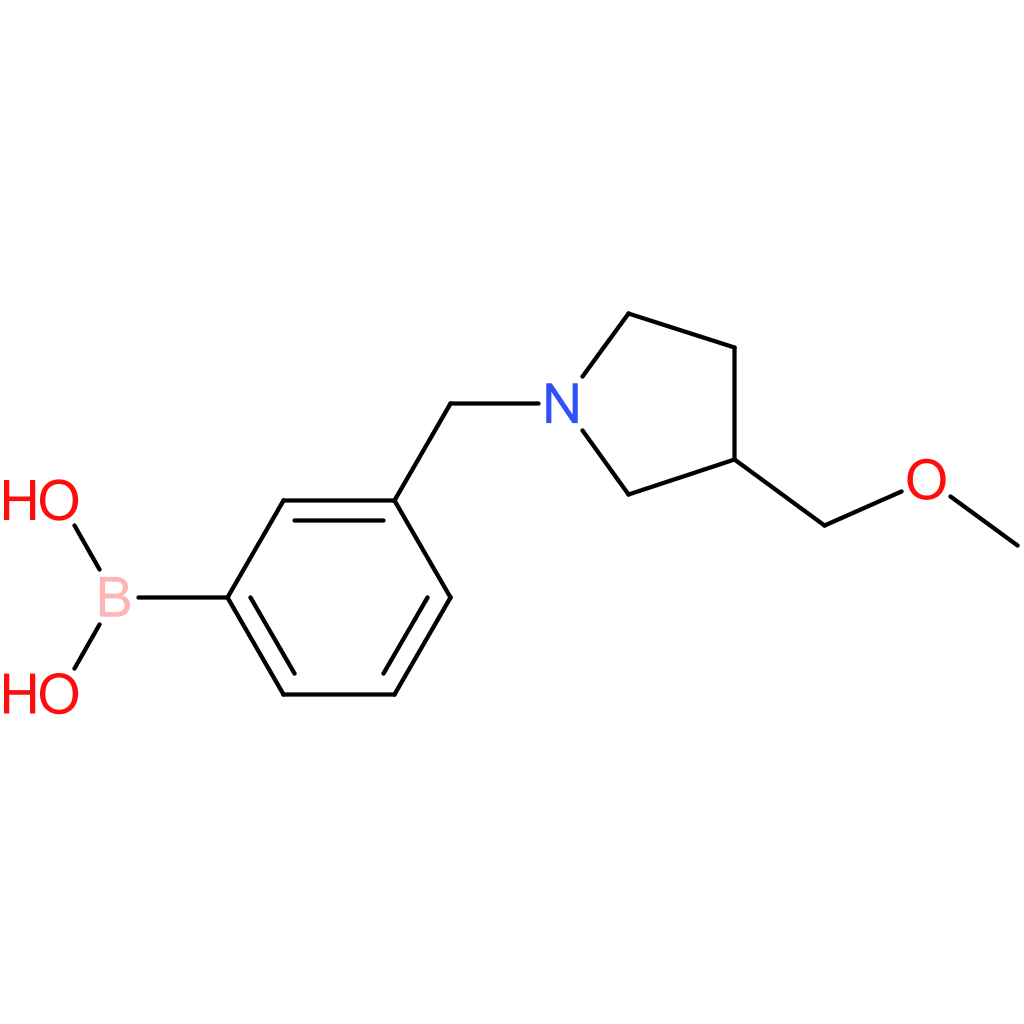 (3-([3-(methoxymethyl)pyrrolidin-1-yl]methyl)phenyl)boronic acid