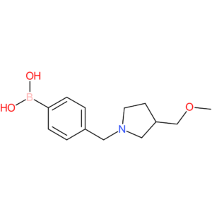 (4-([3-(methoxymethyl)pyrrolidin-1-yl]methyl)phenyl)boronic acid