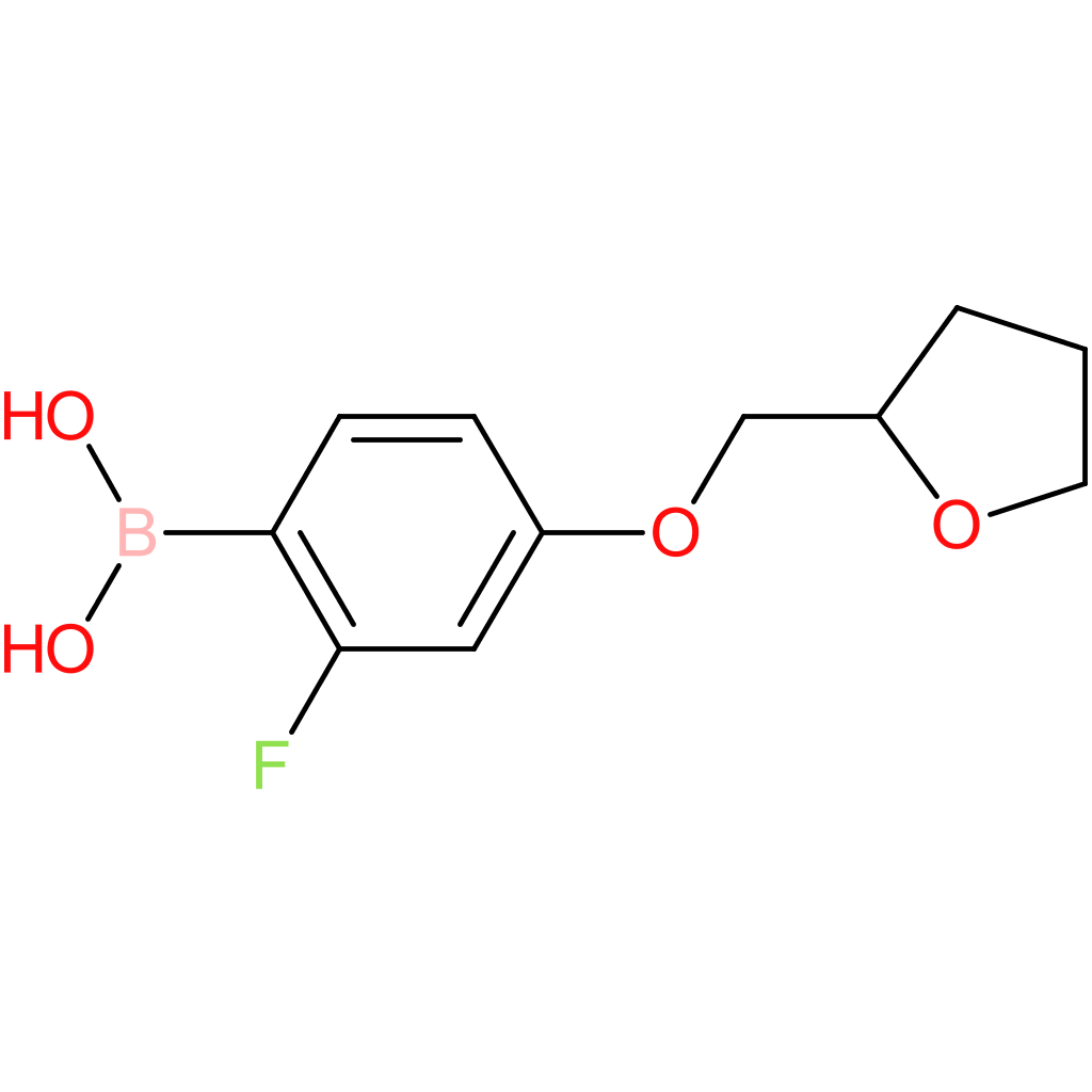 [2-fluoro-4-(oxolan-2-ylmethoxy)phenyl]boronic acid