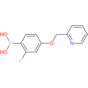 b-[2-fluoro-4-(2-pyridinylmethoxy)phenyl]-boronic acid
