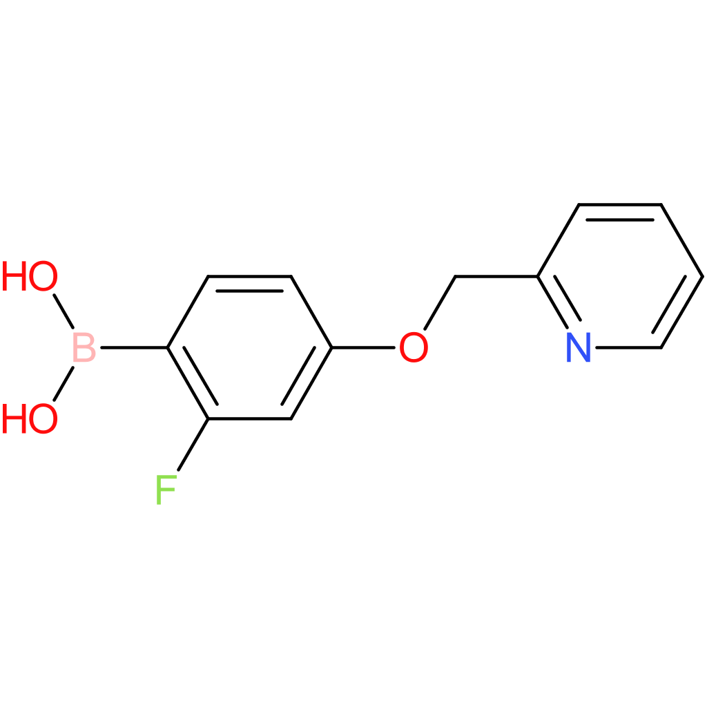 b-[2-fluoro-4-(2-pyridinylmethoxy)phenyl]-boronic acid