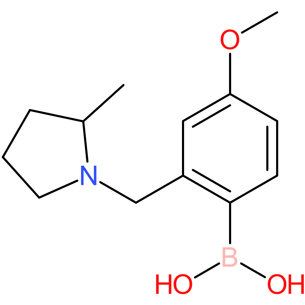 (4-methoxy-2-[(2-methylpyrrolidin-1-yl)methyl]phenyl)boronic acid