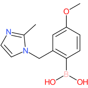 (4-methoxy-2-[(2-methyl-1h-imidazol-1-yl)methyl]phenyl)boronic acid