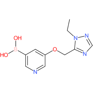 (5-[(1-ethyl-1h-1,2,4-triazol-5-yl)methoxy]pyridin-3-yl)boronic acid