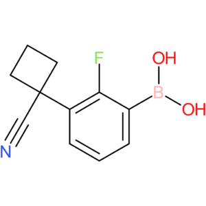 3-(1-cyanocyclobutyl)-2-fluorophenylboronic acid